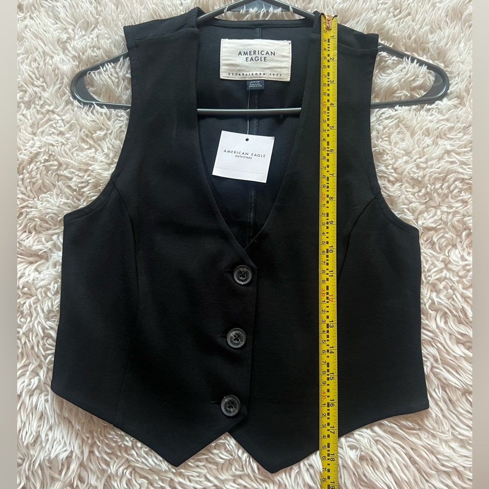 NWT Black American Eagle Vest - Picture 6 of 6